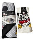 Disney Mickey Mouse Bundle 2 Pack Dish Drying Mats And Kitchen Towels. Fixed Price $20.00.