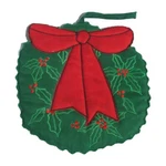 Fabric Christmas Wreath Hot Pad Kitchen Holiday Home Decor. Fixed Price $18.00.