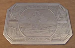 Vtg 1930'S Souvenir Trivet/hot Pad "yellowstone National Park" Amazing Shape. Fixed Price $25.00.