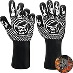 Commercial Chef High Heat Resistant Bbq Gloves Non-slip Kitchen Oven Mitts. Fixed Price $17.99.