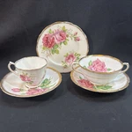 Royal Albert American Beauty 5 Piece Place Settings Bone China England As Is!!. Fixed Price $55.00.