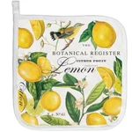 Michel Design Works Lemon Basil Goldfinch Botanical Print Cotton Potholder. Fixed Price $9.95.