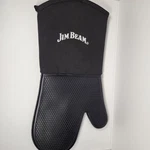 Jim Beam Whiskey Silicone Grilling Mitten Soft And Comfortable Black Up To 500*S. Fixed Price $14.99.