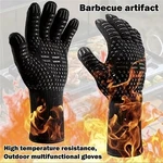 One Piece Bbq Gloves High Temperature Resistance Oven Mitts 500 800 Degrees Fire. Fixed Price $9.95.