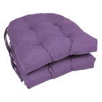 Blazing Needles Solid Twill U-shaped Tufted Chair Cushions Set Of 2 16 Grape. Fixed Price $62.44.