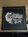 Nelson's Tennessee Whiskey Square Bar Spill Mat 14"X14". Fixed Price $35.00.