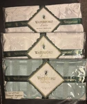 Waterford Linens Cocktail Napkins Barons Court Pearl 2 Packs & Sage 1. Fixed Price $36.00.
