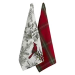 Dii Christmas Kitchen Printed Dishtowel Set 18X28 Holiday Botanical, 2-PIECE. Fixed Price $14.92.
