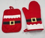 Red Santa Suit Oven Mitt Pot Holder Set Christmas Holiday Kitchen Decor Kohls. Fixed Price $12.72.