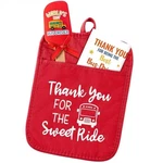School Bus Driver Gift Set - Horse 3PCS Thank You Red. Fixed Price $17.84.
