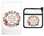 Mariasch Studios 2 Piece Mother Appreciation Kitchen Set, Towel And Potholder. Fixed Price $14.99.