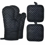 4PCS Silicone Oven Mitts And Pot Holders Heavy Duty Cooking Gloves Kitchen Tool. Fixed Price $29.99.