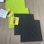 Lodge 7 Inch Square Silicone Trivet Pot/pan Holder Black And Green Lot Of 4. Fixed Price $37.50.