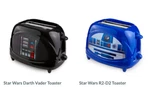 Star Wars Toaster Oven Choose R2-D2 Or Darth Vader Great Gift Idea New. Fixed Price $49.98.