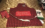 Disney Parks Mickey Mouse Christmas Apron Dish Kitchen Towel Set & Oven Mitt New. Fixed Price $99.99.