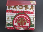 St. Nicholas Square Adult Apron & Pot Mitt Set Grandma's Kitchen Gingerbread. Fixed Price $9.95.