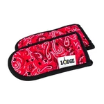 Lodge Fabric Hot Handle Holder (pack Of 2) - Machine 1 Count, Red/black. Fixed Price $20.99.