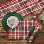 Sleigh Bell Plaid Placemat Set Of 2 - By Park Designs Christmas Holiday. Fixed Price $21.99.