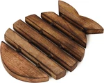 Wooden Trivet For Hot Dishes Pots And Pans Nonslip Fish Shape Heat Resis.... Fixed Price $32.99.
