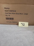1 Case Mission Cool-tech Work Gloves W/ Vaporactive Heat-release Technology 9"/L. Fixed Price $50.00.