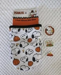 Peanuts Mini Mitts, Set Of 2, Pumpkin DESIGN,2025, Fall Snoopy; Stickers. Fixed Price $13.99.