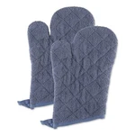 Dii Basic Terry Collection 100% Cotton Quilted Oven Mitt Set Stonewash Blue 2PC. Fixed Price $28.94.