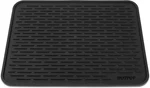 Hotpop Xxl 24"X18" Large Black Silicone Drying Mat & Trivet - Dishwasher Sa. Fixed Price $35.22.