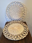 Set Of Open Weave Wicker Rattan Plate Chargers/holders 4 Total Nwot Pottery Barn. Fixed Price $24.99.