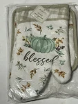 Pot Holder Oven Mitt Avanti Grateful Patch 2 Pack Multicolor Blessed Thankful. Fixed Price $11.24.