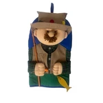Vintage Winfield 1994 Fisherman Decorative Oven Mitt. Fixed Price $11.00.