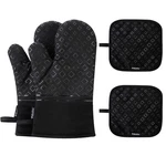 Piduules Set Of Oven Mitts And Pot Holders, 482 Heat Resistant Hot Plate .... Fixed Price $28.99.