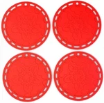 4PCS Round Silicone Trivet Mats Heat Resistant Non-slip Hot Pot Pads For Kitchen. Fixed Price $5.99.