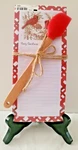 Brownlow Gifts Shannon Road Kitchen Magnet List Pad & Silicon Spatula Set. Fixed Price $17.99.