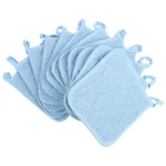 Potholder Pack Of 12 - Heat Resistant Cotton 7X7 Kitchen Linens Color Options. Fixed Price $22.79.