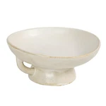 Creative Co-op Stoneware Bowl Reactive 8.0" Round X 3.75" Tall, White. Fixed Price $37.30.