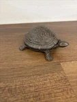 Vintage Cast Iron Hide Key Turtle. Fixed Price $24.00.
