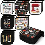 12 Pcs With Pocket Kitchen Hot Pad Oven Mitts Cook.... Fixed Price $26.85.