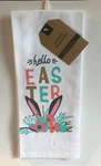 New Mabelle Home Collection "hello Easter" Kitchen Towel 15 X 25. Fixed Price $6.78.