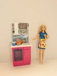 Barbie "you Can Be Anything" Pink Kitchen Set Cooking Oven Mattel DVX5 Complete. Fixed Price $15.96.