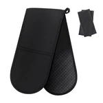 Philorn Black Double Oven Mitts Heat Resistant 260 Waterproof 1. Fixed Price $26.11.