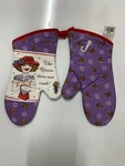 Kay Dee Designs Purple Oven Mitt Red Hat V2595 The Queen Does Not Cook. Fixed Price $9.09.