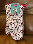 Disney Mickey Mouse Holiday Christmas Silicone Oven Mitts 2 Pk New. Fixed Price $17.99.