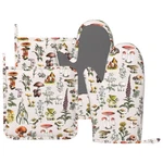 Vintage Botanical Oven Mitts And Pot Holders Set Silicone Plants Herbs Kitche.... Fixed Price $36.97.