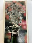 Mikasa Wine Bottle Stopper Austrian Lead Crystal Fruit Collection Grapes Leaves. Fixed Price $10.00.
