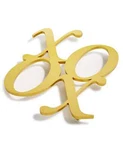 Martha Stewart Gold Aluminum Xoxo Trivet Pot Holder Stand. Fixed Price $19.99.