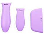 Silicone Hot Handle Holders 3-PACK Mix (purple). Fixed Price $25.02.