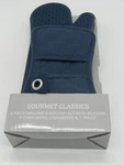 Used Gourmet Classics 5 Pc Grilling Set Silicone, Washable Oven Mitts, Potholder. Fixed Price $17.99.