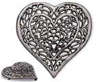 Cast Iron Heart Trivet Decorative For Kitchen Countertop O.... Fixed Price $20.38.