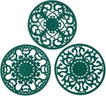 Extra Thick Silicone Trivet Mat For Hot Dishes, Pots And Malachite Green. Fixed Price $23.04.