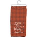 Primitives By Kathy Novelty Grateful Bellies Kitchen Plaid Towel 453960. Fixed Price $9.97.